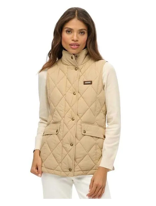 Superdry - prošiveni ženski prsluk