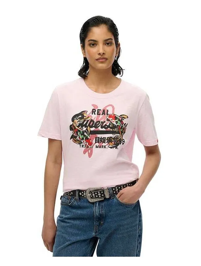 Superdry - roze ženska majica