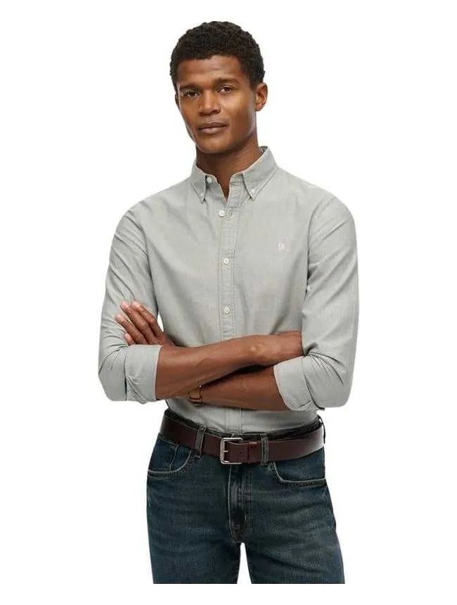 Superdry - siva košulja za muškarce