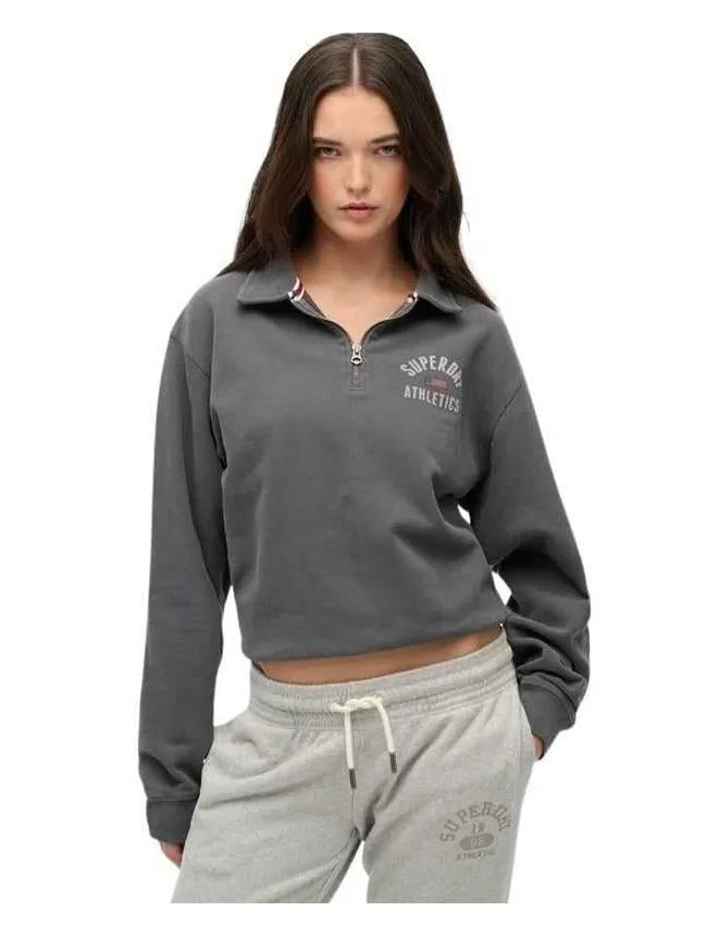 Superdry - tamnosiva ženska dukserica