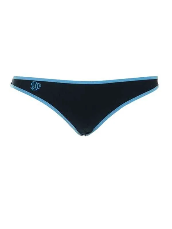 Superdry - teget bikini sa monogramom