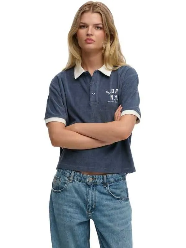 Superdry - teget ženska polo majica