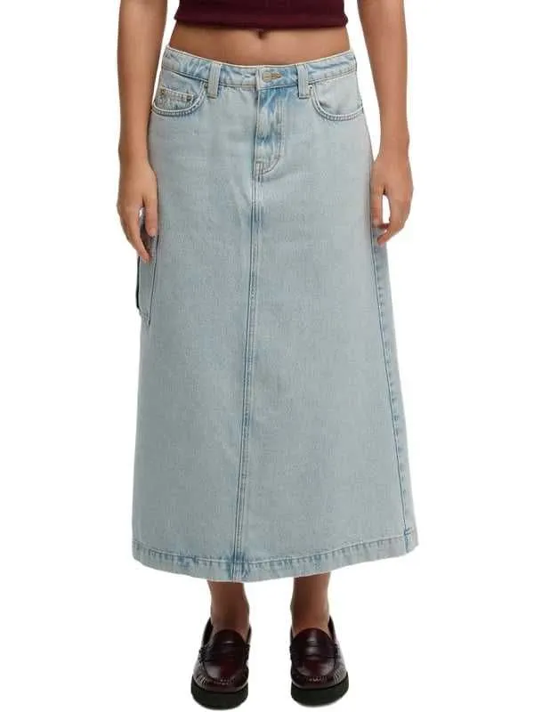 Superdry - teksas midi suknja