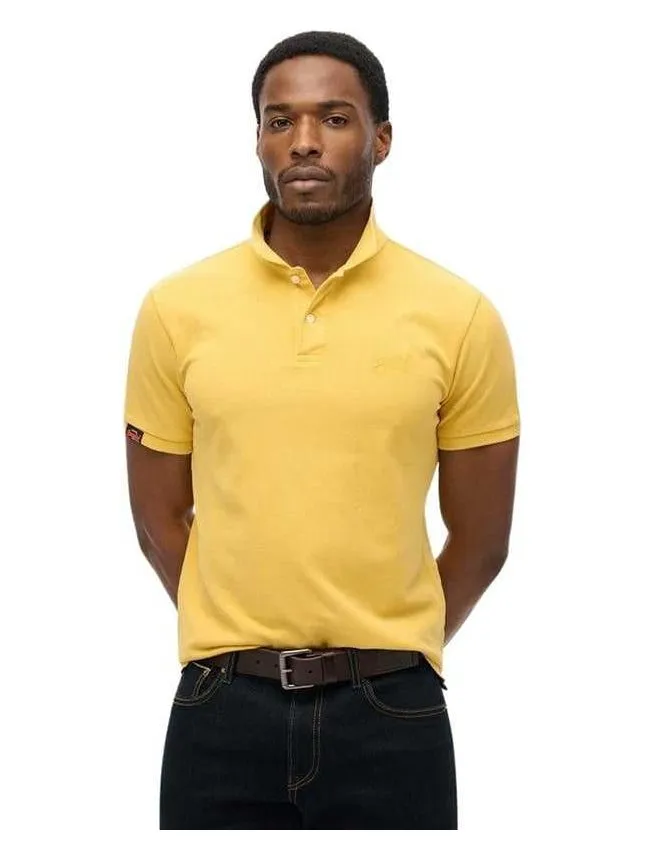 Superdry - Žuta muška polo majica