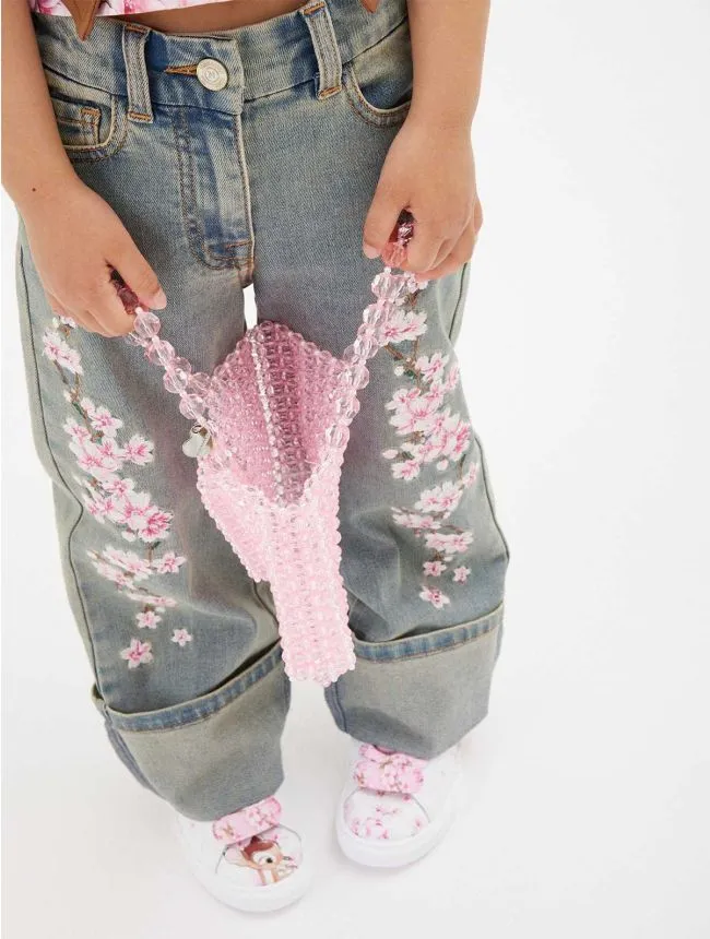Teksas pantalone za devojcice monnalisa