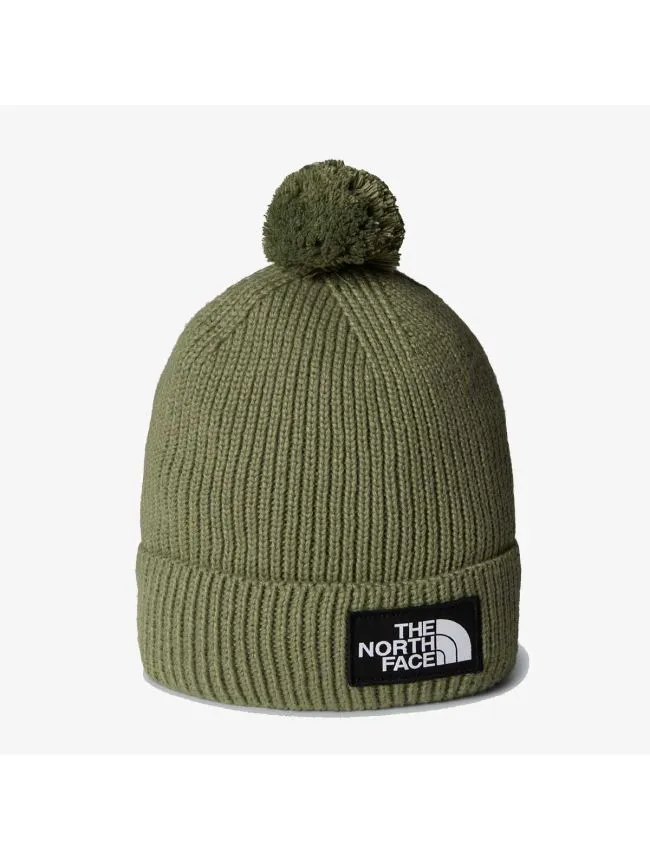 Tnf logo box pom beanie
