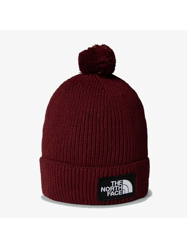 Tnf logo box pom beanie