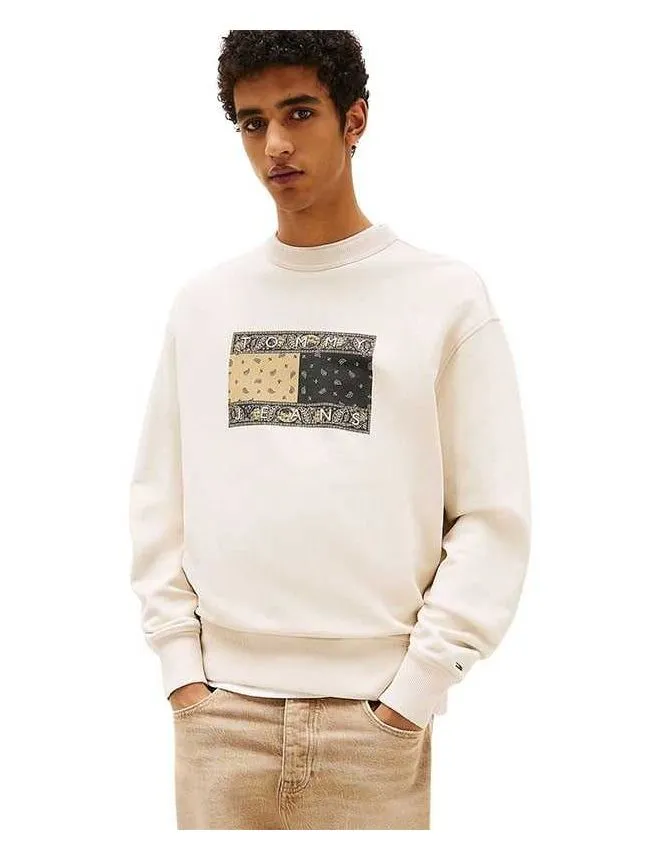 Tommy hilfiger - bež dukserica za muškarce