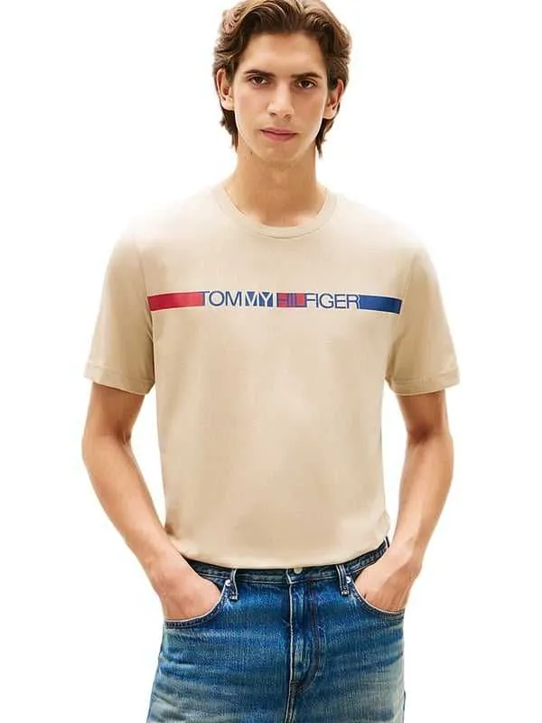 Tommy hilfiger - bež muška majica