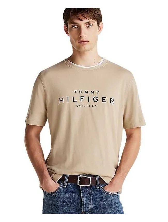 Tommy hilfiger - bež muška majica