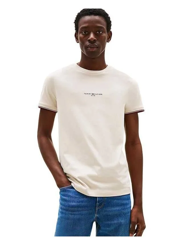 Tommy hilfiger - bež muška majica