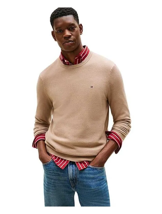 Tommy hilfiger - bež muški džemper