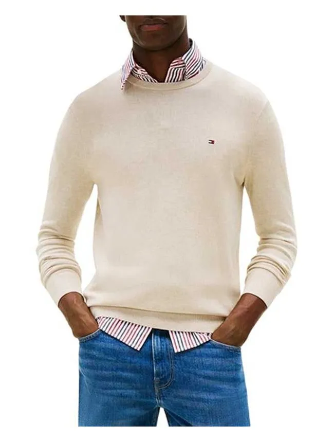 Tommy hilfiger - bež muški džemper