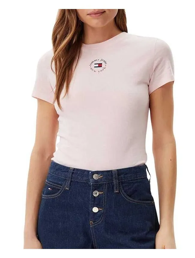 Tommy hilfiger - bebi roze ženska majica