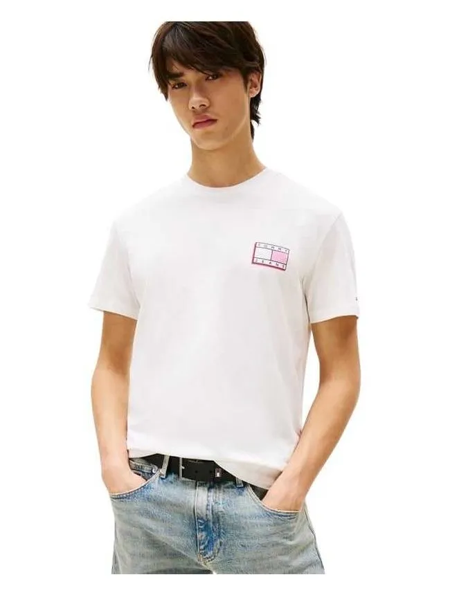 Tommy hilfiger - bela majica za muškarce