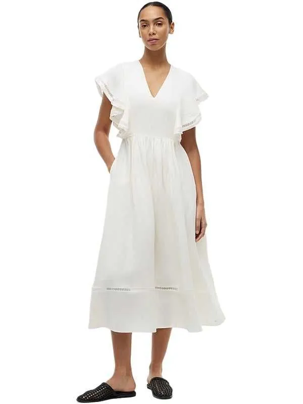 Tommy hilfiger - bela midi haljina