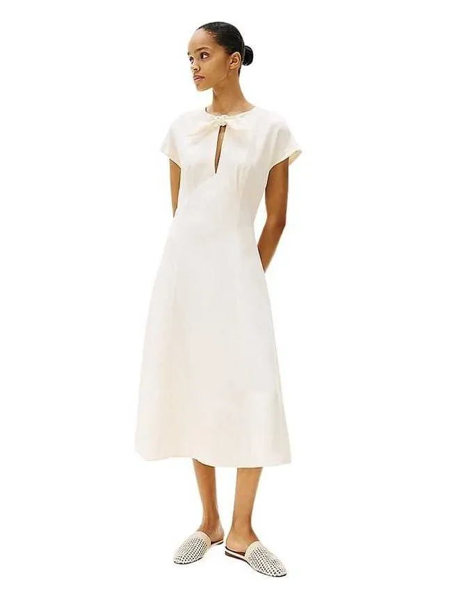 Tommy hilfiger - bela midi haljina