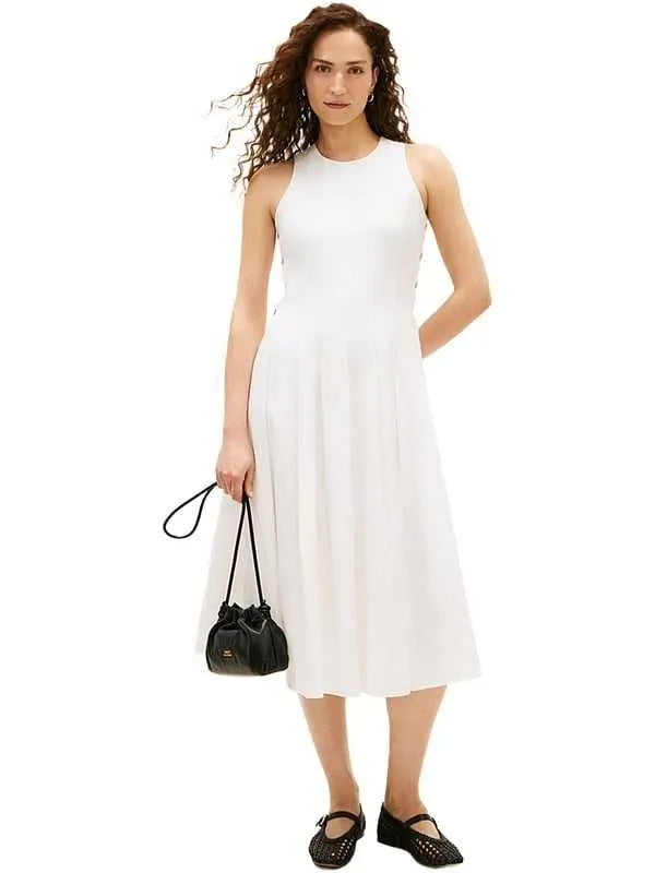 Tommy hilfiger - bela midi haljina