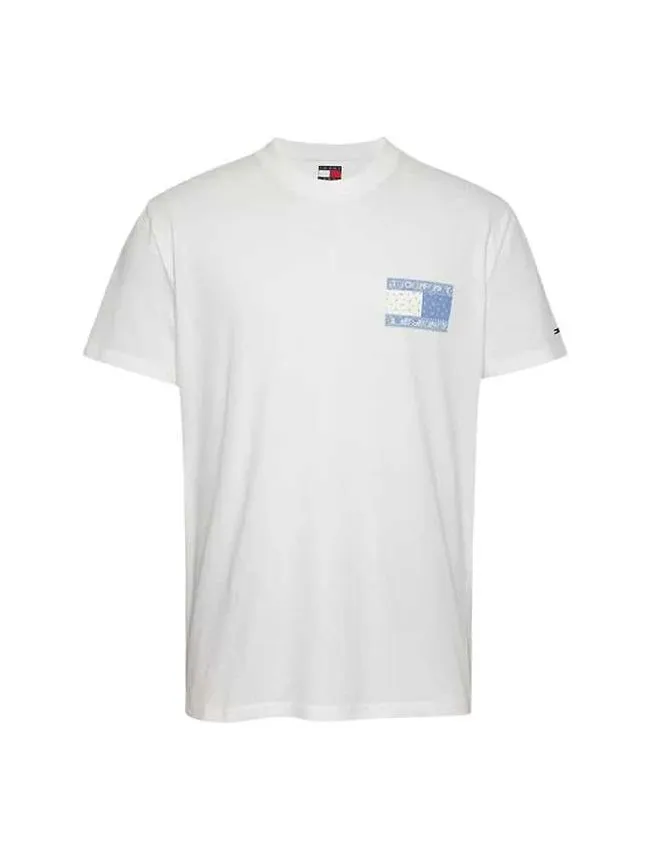 Tommy hilfiger - bela muška majica