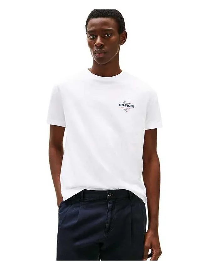 Tommy hilfiger - bela muška majica