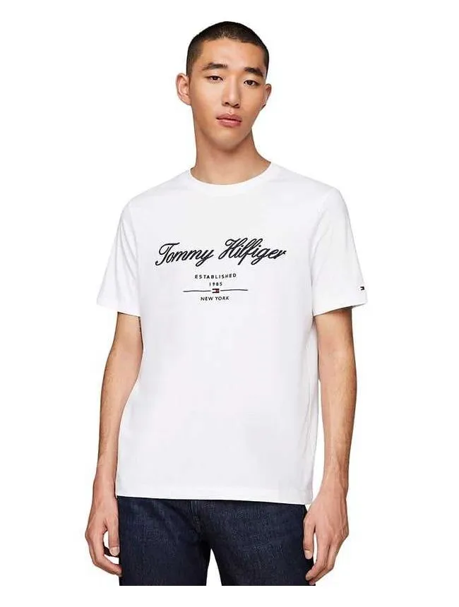 Tommy hilfiger - bela muška majica