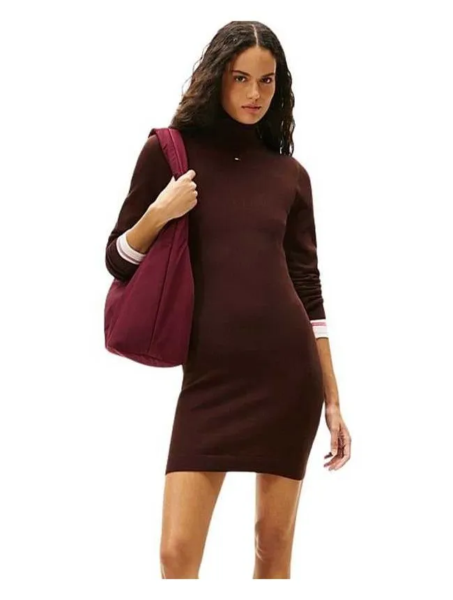 Tommy hilfiger - bordo mini haljina