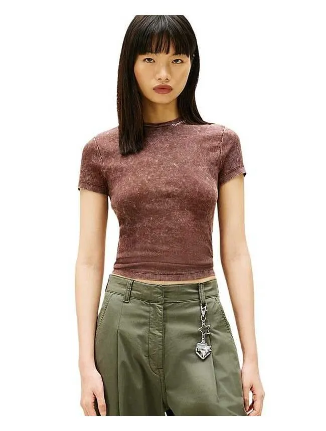 Tommy hilfiger – braon ženska majica