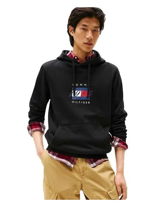 Tommy hilfiger - crna dukserica za muškarce