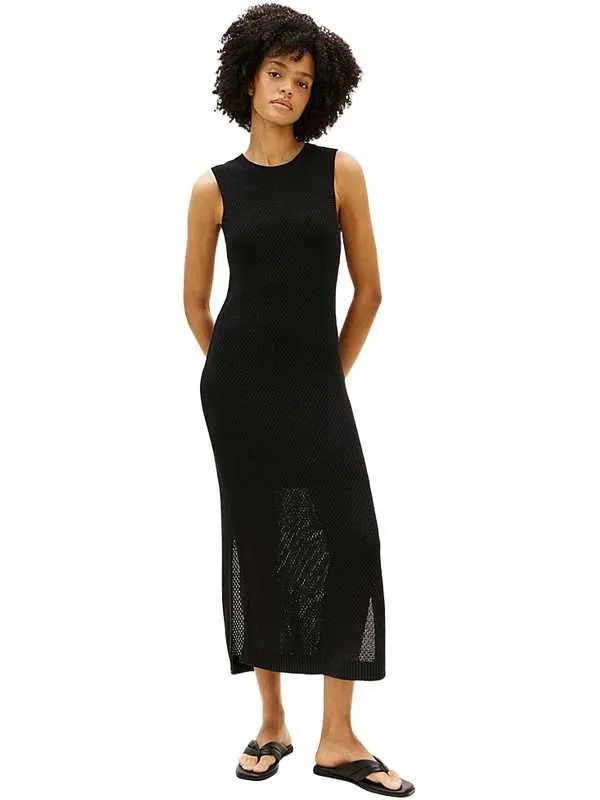 Tommy hilfiger - crna midi haljina