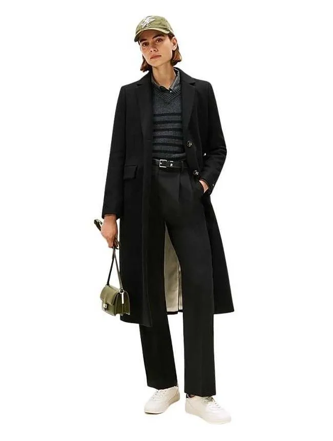 Tommy hilfiger - crni ženski kaput