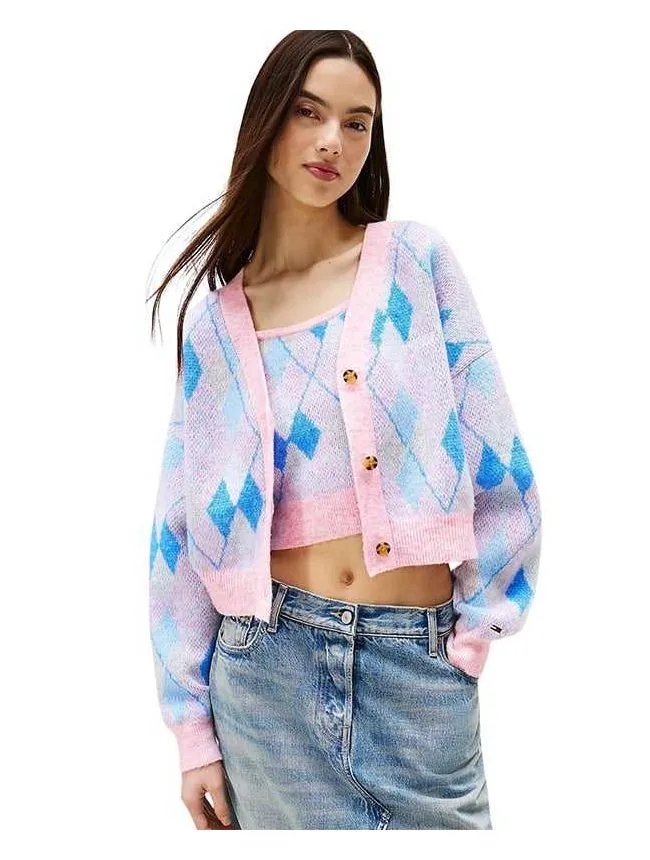 Tommy hilfiger - crop fit ženski džemper