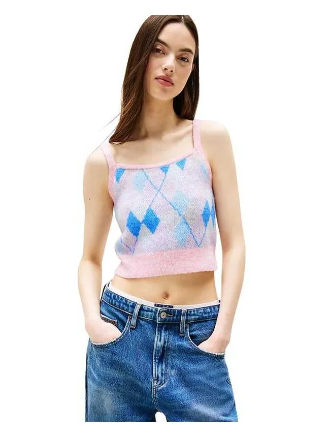 Tommy hilfiger  - crop top ženski džemper