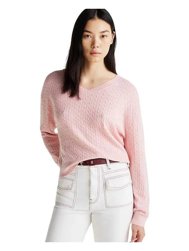 Tommy hilfiger - Ženski džemper sa pletenicama