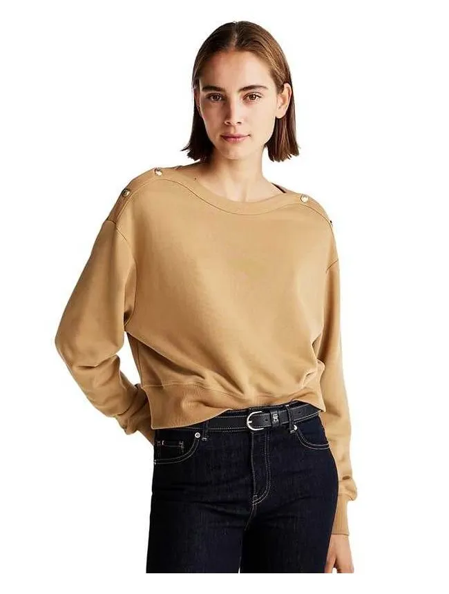 Tommy hilfiger - kamel ženski duks