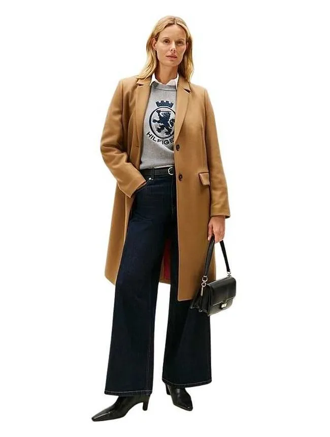 Tommy hilfiger - kamel ženski kaput