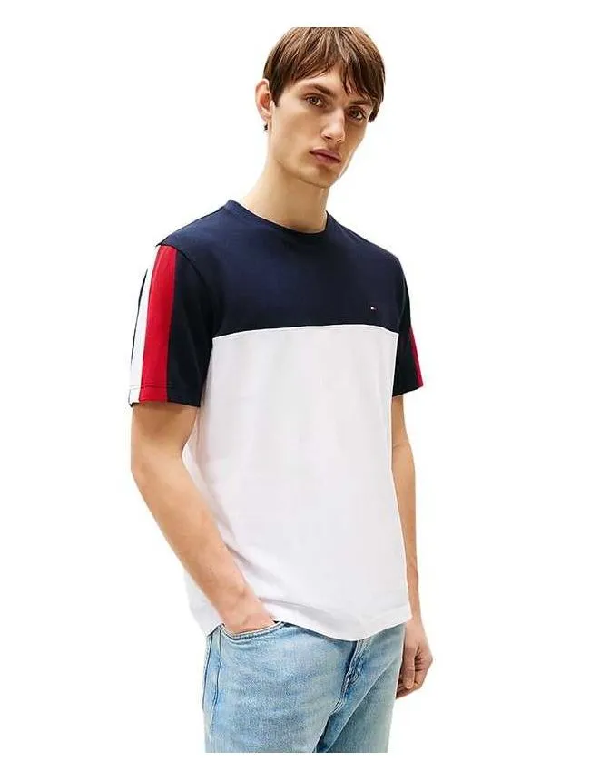 Tommy hilfiger - kolor-blok muška majica