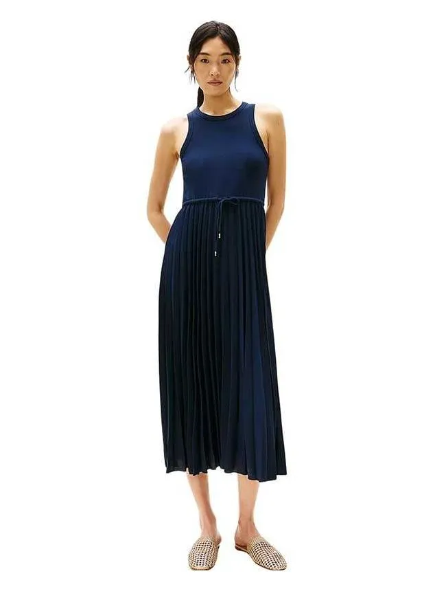 Tommy hilfiger - kombinovana midi haljina