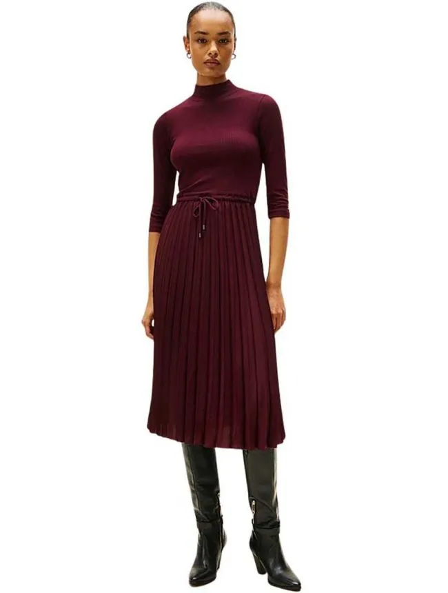 Tommy hilfiger - kombinovana midi haljina