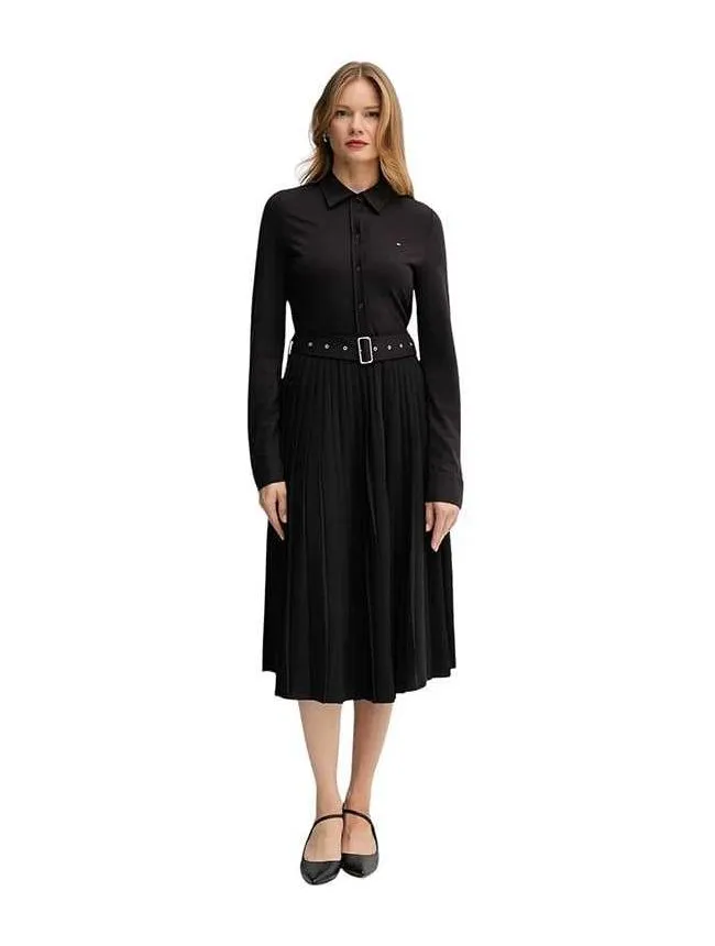 Tommy hilfiger - kombinovana midi haljina