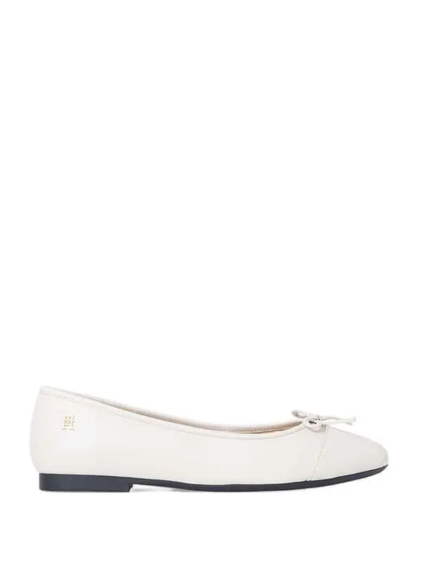 Tommy hilfiger - kožne ženske baletanke