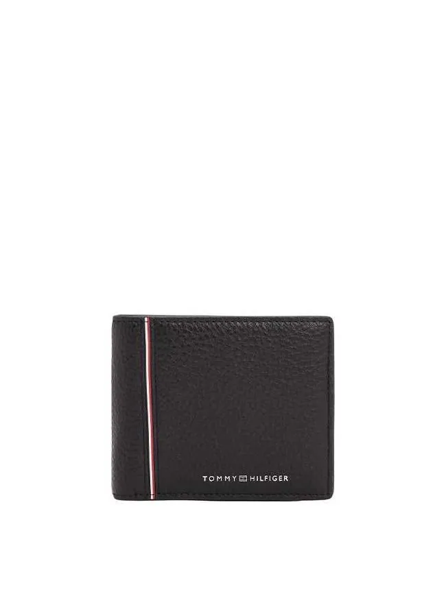 Tommy hilfiger - kožni crni muški novčanik