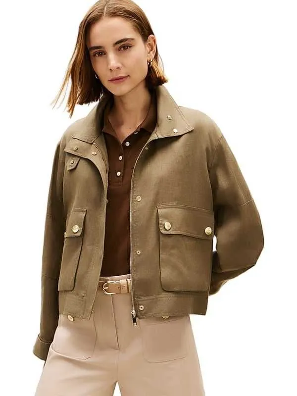 Tommy hilfiger - lanena ženska jakna