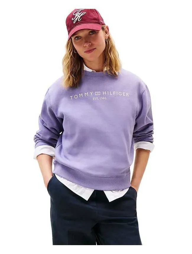 Tommy hilfiger - lila ženski duks