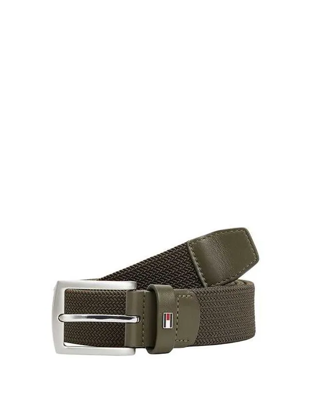 Tommy hilfiger - maslinasti muški kaiš