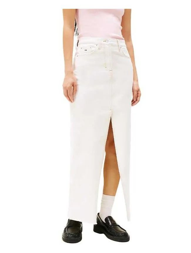 Tommy hilfiger - maxi bela suknja