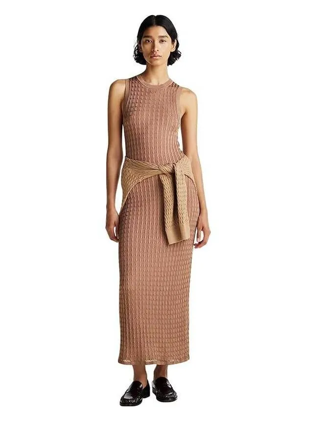 Tommy hilfiger - maxi džemper-haljina