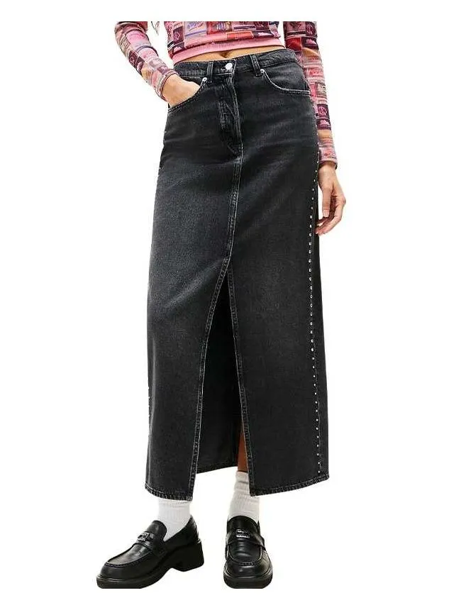 Tommy hilfiger - maxi denim suknja