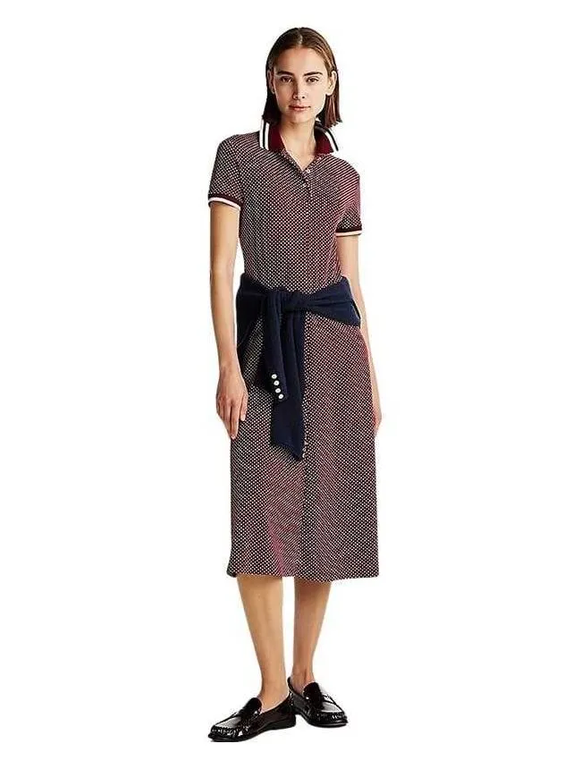 Tommy hilfiger - midi polo haljina