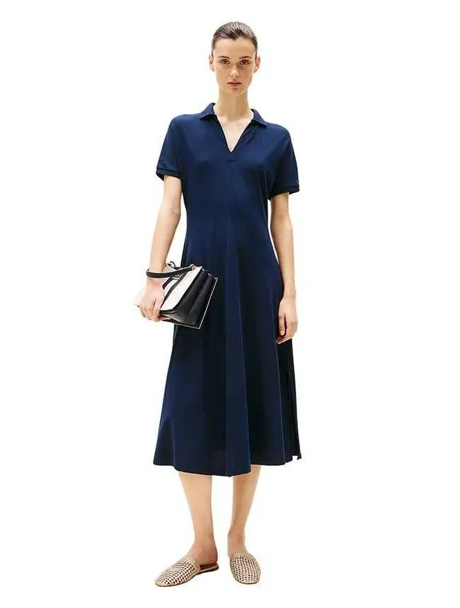 Tommy hilfiger - midi polo haljina
