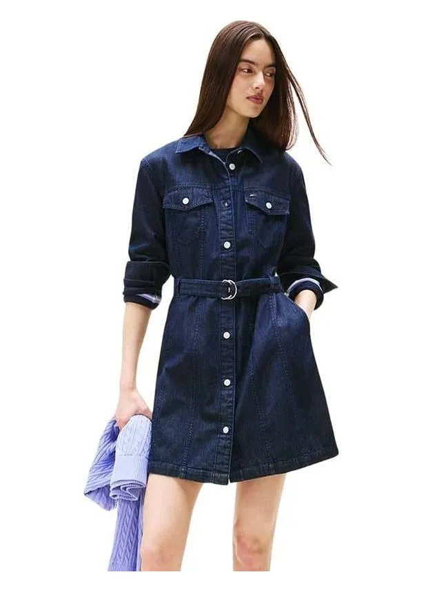 Tommy hilfiger - mini košulja-haljina